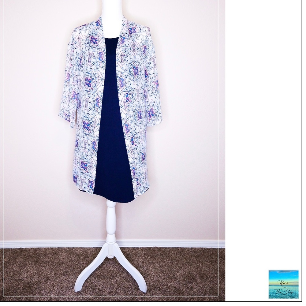Dress with cardigan